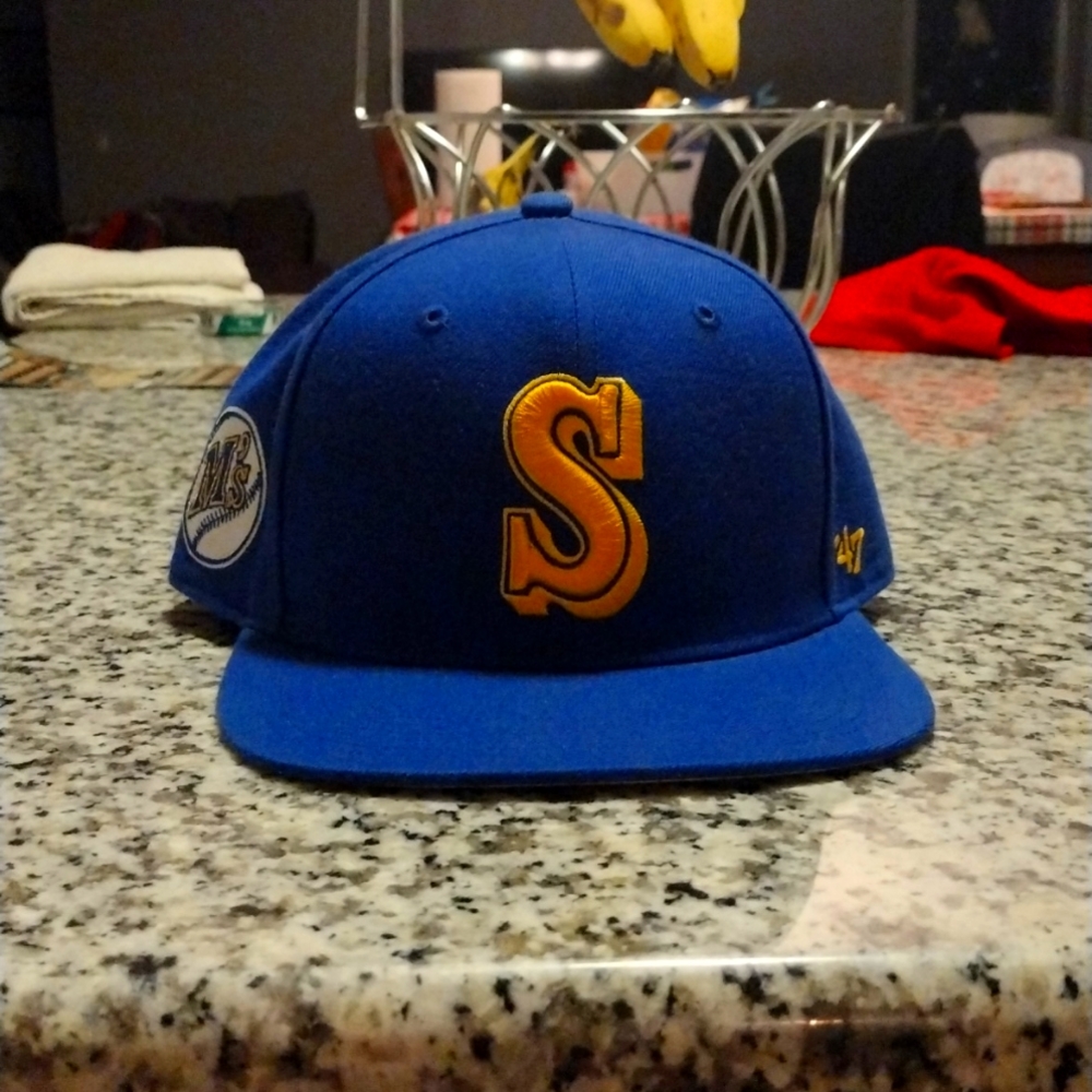 Seattle Mariners 47 Brand Snap Back Royal Gold
